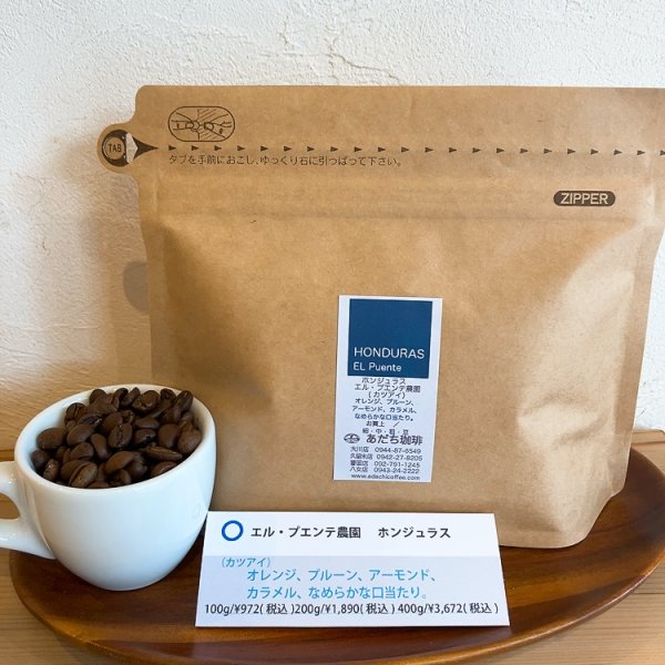 画像1: ホンジュラス エル・プエンテ農園(カツアイFW)100g (1)